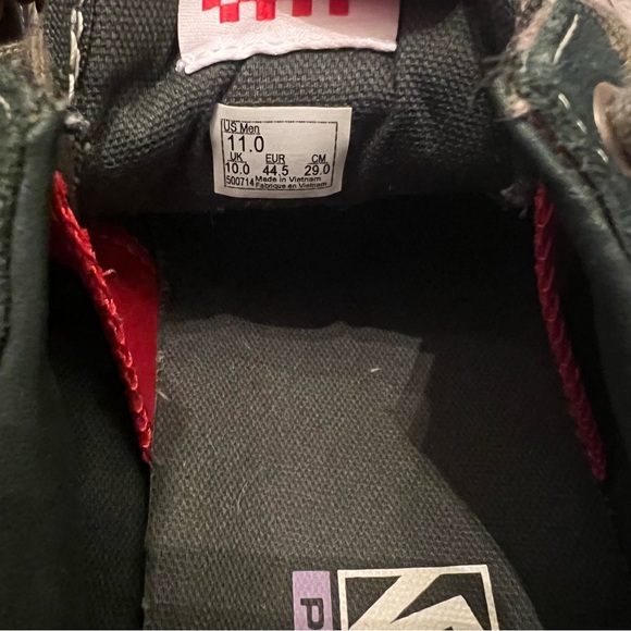 Old School Vans Pop Cush Green - Size 11 - Picture 5 of 6